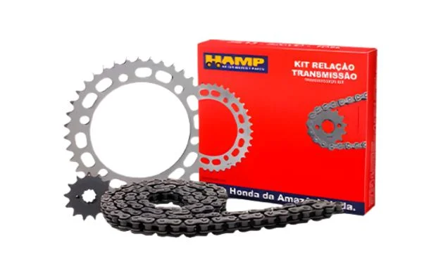 KIT RELAÇÃO HAMP BIZ 125 KIT RELAÇÃO HAMP BIZ 125